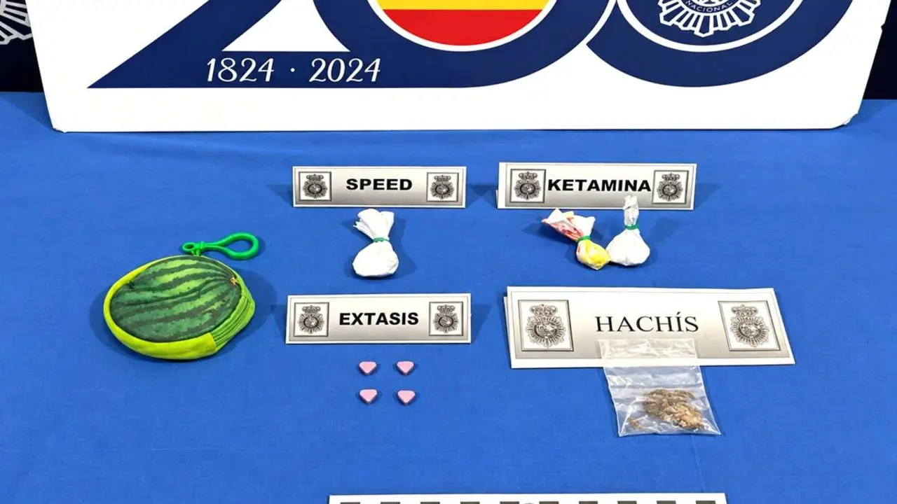 Trafico drogas y sustancias estupefacientes hombre detenido zona Las Moreras Fiestas Valladolid