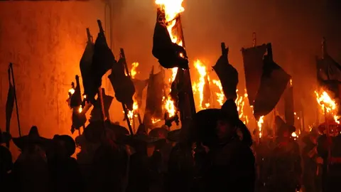 Procesión cívica de El Vítor en Mayorga 2023 (09/16) | Valladolid Plural