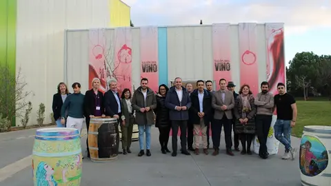 Inauguración del Mercado de Navidad y Salón del Vino de Alimentos de Valladolid (02/12)