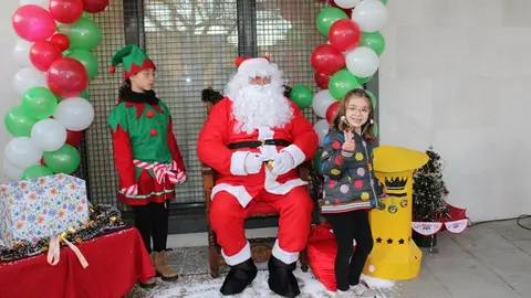 Recepción de Papá Noel y exhibición deportiva en La Cistérniga (02/13) | Valladolid Plural