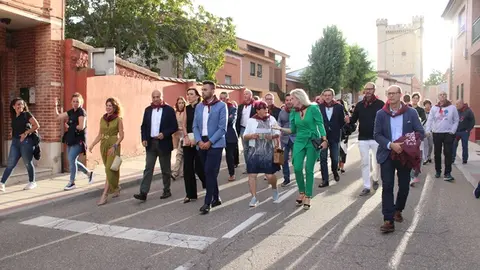 Pasacalles y pregón de las fiestas de San Cipriano de Fuensaldaña (01/16) | Valladolid Plural