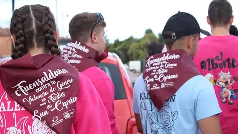 Pasacalles y pregón de las fiestas de San Cipriano de Fuensaldaña (03/16) | Valladolid Plural