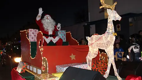 Cabalgata motera de Papá Noel y photocall navideño en Santovenia de Pisuerga 2024 (01/17)