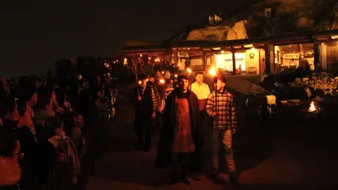 Representación nocturna del Belén Viviente de Cabezón 2024 (03/16) | Valladolid Plural