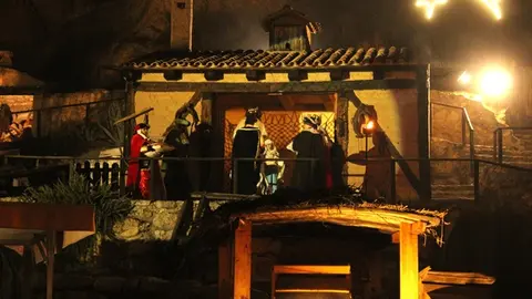 Representación nocturna del Belén Viviente de Cabezón 2024 (10/16) | Valladolid Plural