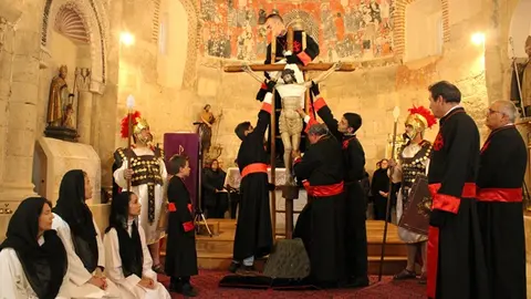 Acto del Descendimiento de la Semana Santa de Fresno el Viejo (09/15) | Valladolid Plural