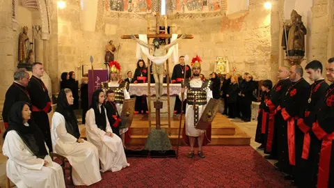 Acto del Descendimiento de la Semana Santa de Fresno el Viejo (02/15) | Valladolid Plural