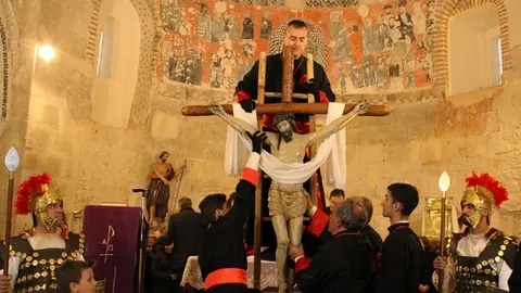 Acto del Descendimiento de la Semana Santa de Fresno el Viejo (08/15) | Valladolid Plural