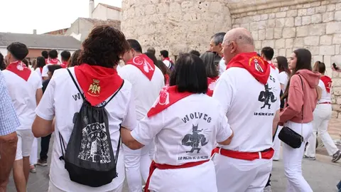Desfile de peñas y pasacalles de San Fermín de las Fiestas de Portillo (04/15) | Valladolid Plural