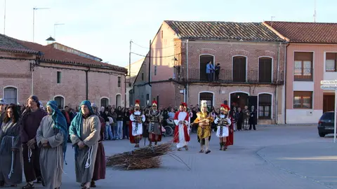 Representación del Viacrucis Juvenil de la Semana Santa de Fresno el Viejo 2026 | Valladolid Plural