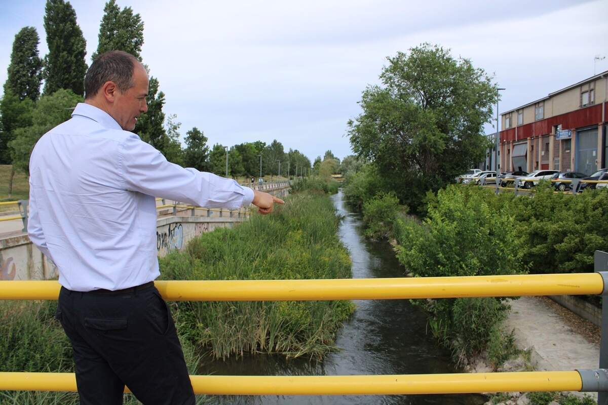 Alejandro Garcia Pellitero concejal Medio Ambiente proyecto renaturalizacion rio Esgueva Valladolid (2)