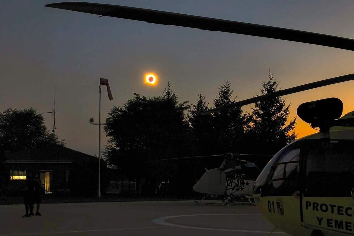 Una menor perdida, lipotimias, caídas o vehículos en el arcén: las principales emergencias en Castilla y León durante el eclipse