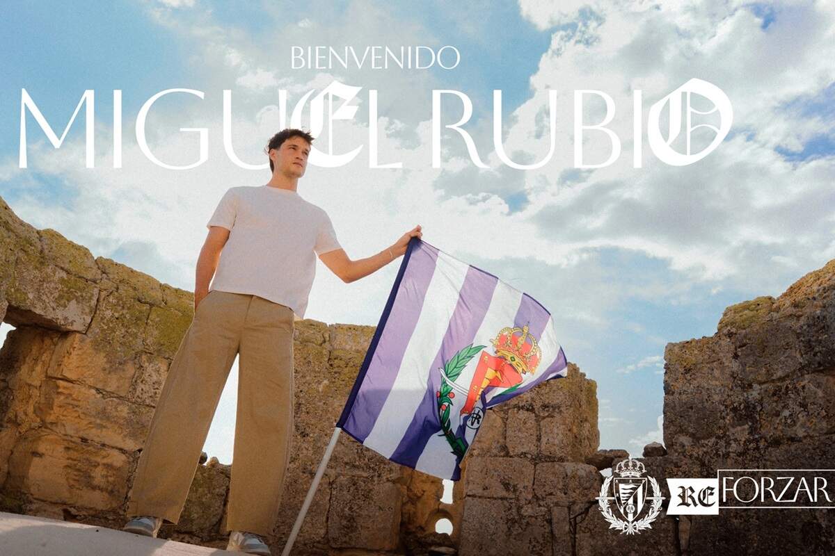 Miguel Rubio regresa al Real Valladolid para reforzar la defensa del primer equipo hasta 2030